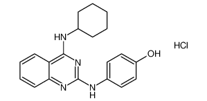 4-((4-(cyclohexylamino)quinazolin-2-yl)amino)phenol hydrochloride CAS:192216-25-4 manufacturer & supplier