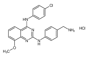 N2-(4-(aminomethyl)phenyl)-N4-(4-chlorophenyl)-8-methoxyquinazoline-2,4-diamine hydrochloride CAS:192216-35-6 manufacturer & supplier