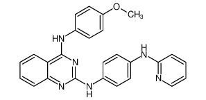 N4-(4-methoxyphenyl)-N2-(4-(pyridin-2-ylamino)phenyl)quinazoline-2,4-diamine CAS:192216-75-4 manufacturer & supplier