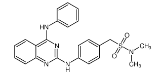 N,N-dimethyl-1-(4-((4-(phenylamino)quinazolin-2-yl)amino)phenyl)methanesulfonamide CAS:192216-95-8 manufacturer & supplier