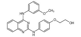 2-(4-((4-((3-methoxyphenyl)amino)quinazolin-2-yl)amino)phenoxy)ethan-1-ol CAS:192217-52-0 manufacturer & supplier