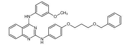 N2-(4-(3-(benzyloxy)propoxy)phenyl)-N4-(3-methoxyphenyl)quinazoline-2,4-diamine CAS:192217-66-6 manufacturer & supplier