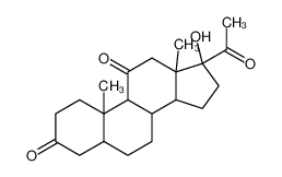 (8S,9S,10S,13S,14S,17R)-17-acetyl-17-hydroxy-10,13-dimethyl-1,2,4,5,6,7,8,9,12,14,15,16-dodecahydrocyclopenta[a]phenanthrene-3,11-dione CAS:1923-68-8 manufacturer & supplier