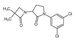 1-[1-(3,5-Dichlorophenyl)pyrrolidin-2-one-3-yl]-3,3-dimethylazetidin-2-one CAS:192318-29-9 manufacturer & supplier