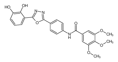 N-(4-(5-(2,3-dihydroxyphenyl)-1,3,4-oxadiazol-2-yl)phenyl)-3,4,5-trimethoxybenzamide CAS:192319-52-1 manufacturer & supplier