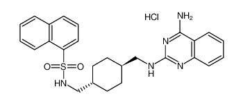 N-[[4-[[(4-aminoquinazolin-2-yl)amino]methyl]cyclohexyl]methyl]naphthalene-1-sulfonamide,hydrochloride CAS:192322-50-2 manufacturer & supplier