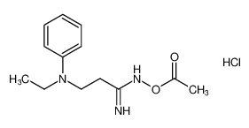 N-acetoxy-3-(ethyl(phenyl)amino)propanimidamide hydrochloride CAS:192324-62-2 manufacturer & supplier