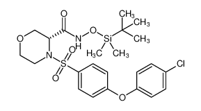 (R)-N-((tert-butyldimethylsilyl)oxy)-4-((4-(4-chlorophenoxy)phenyl)sulfonyl)morpholine-3-carboxamide CAS:192330-10-2 manufacturer & supplier