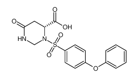 (R)-6-oxo-3-((4-phenoxyphenyl)sulfonyl)hexahydropyrimidine-4-carboxylic acid CAS:192330-36-2 manufacturer & supplier