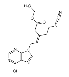 (Z)-3-(2-Azido-ethyl)-5-(6-chloro-purin-9-yl)-pent-3-enoic acid ethyl ester CAS:192370-34-6 manufacturer & supplier