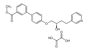 (2R)-1-(3'-(Methoxycarbonyl)biphenyl-4-yloxy)-4-(3-pyridyl)-2-butanol oxalic acid salt CAS:192375-93-2 manufacturer & supplier