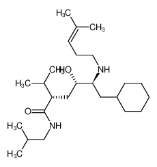 [αS(αR*,γR*,δR*)]-γ-hydroxy-α-(1-methylethyl)-δ-[(4-methyl-3-pentenyl)amino]-N -(2-methylpropyl)cyclohexanehexanamide CAS:192386-87-1 manufacturer & supplier