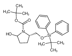 (5S)-1-(benzyloxycarbonyl)-5-[(tert-butyldiphenylsilyl)oxymethyl]-2-hydroxypyrrolidine CAS:192389-43-8 manufacturer & supplier