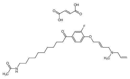 (E)-N-[11-[4-[4-(allyl-methyl-amino)-but-2-enyloxy]-3-fluoro-phenyl]-11-oxo-undecyl]-acetamide.fumarate CAS:192434-25-6 manufacturer & supplier