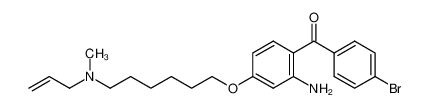 [2-amino-4-[6-(allylmethylamino)hexyloxy]phenyl](4-bromophenyl)methanone CAS:192435-56-6 manufacturer & supplier