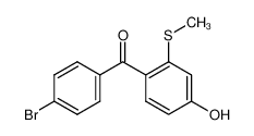 (4-bromophenyl)(4-hydroxy-2-methylsulfanylphenyl)methanone CAS:192437-40-4 manufacturer & supplier