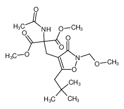 2-Acetylamino-2-[5-(2,2-dimethyl-propyl)-2-methoxymethyl-3-oxo-2,3-dihydro-isoxazol-4-ylmethyl]-malonic acid dimethyl ester CAS:192439-90-0 manufacturer & supplier