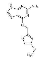 6-((4-(methylthio)thiophen-2-yl)methoxy)-9H-purin-2-amine CAS:192441-64-8 manufacturer & supplier