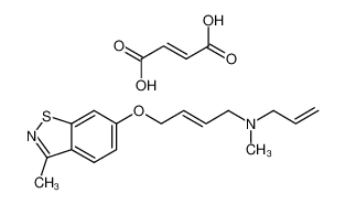 (E)-allyl-methyl-[4-(3-methyl-benzo[d]isothiazol-6-yloxy)-but-2-enyl]-amine.fumarate CAS:192443-23-5 manufacturer & supplier