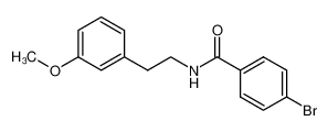 4-bromo-N-[2-(3-methoxy-phenyl)-ethyl]-benzamide CAS:192443-40-6 manufacturer & supplier