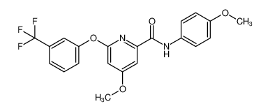 4-methoxy-N-(4-methoxyphenyl)-6-(3-(trifluoromethyl)phenoxy)picolinamide CAS:192447-22-6 manufacturer & supplier