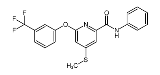 4-(methylthio)-N-phenyl-6-(3-(trifluoromethyl)phenoxy)picolinamide CAS:192447-29-3 manufacturer & supplier