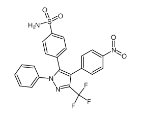 4-[4-(4-nitrophenyl)-1-phenyl-3-(trifluoromethyl)-1H-pyrazol-5-yl]benzenesulfonamide CAS:192449-87-9 manufacturer & supplier