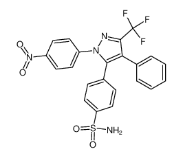 4-[1-(4-nitrophenyl)-4-phenyl-3-(trifluoromethyl)-1H-pyrazol-5-yl]benzenesulfonamide CAS:192450-02-5 manufacturer & supplier