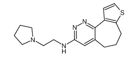 N-(2-(pyrrolidin-1-yl)ethyl)-6,7-dihydro-5H-thieno[2',3':6,7]cyclohepta[1,2-c]pyridazin-3-amine CAS:192450-18-3 manufacturer & supplier