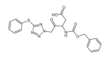 N-benzyloxycarbonyl-3-amino-4-oxo-5-(5-(phenylthio)tetrazol-2-yl) pentanoic acid CAS:192452-60-1 manufacturer & supplier