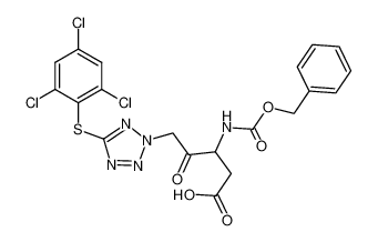 N-benzyloxycarbonyl-3-amino-4-oxo-5-(5-(2,4,6-trichlorophenylthio) tetrazol-2-yl)pentanoic acid CAS:192453-65-9 manufacturer & supplier