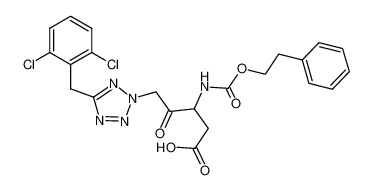 N-(2-phenylethyloxy)carbonyl-3-amino-4-oxo-5-(5-(2,6-dichlorophenylmethyl)tetrazol-2-yl)pentanoic acid CAS:192455-59-7 manufacturer & supplier