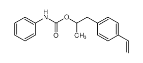 Phenyl-carbamic acid 1-methyl-2-(4-vinyl-phenyl)-ethyl ester CAS:19250-62-5 manufacturer & supplier