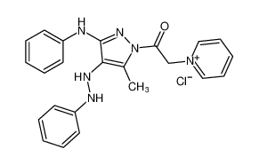 1-(2-(5-methyl-3-(phenylamino)-4-(2-phenylhydrazineyl)-1H-pyrazol-1-yl)-2-oxoethyl)pyridin-1-ium chloride CAS:192511-88-9 manufacturer & supplier