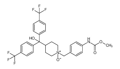 4-(hydroxybis(4-(trifluoromethyl)phenyl)methyl)-1-(4-((methoxycarbonyl)amino)benzyl)piperidine 1-oxide CAS:192515-31-4 manufacturer & supplier