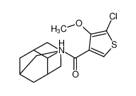 N-(adamantan-2-yl)-5-chloro-4-methoxythiophene-3-carboxamide CAS:192518-25-5 manufacturer & supplier