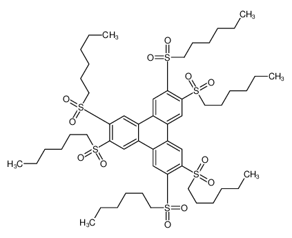 2,3,6,7,10,11-hexakis(hexylsulfonyl)triphenylene CAS:192518-71-1 manufacturer & supplier