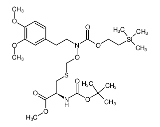 methyl (S)-12-((tert-butoxycarbonyl)amino)-7-(3,4-dimethoxyphenethyl)-2,2-dimethyl-6-oxo-5,8-dioxa-10-thia-7-aza-2-silatridecan-13-oate CAS:192525-17-0 manufacturer & supplier