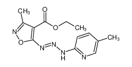 ethyl (E)-3-methyl-5-(3-(5-methylpyridin-2-yl)triaz-1-en-1-yl)isoxazole-4-carboxylate CAS:192566-19-1 manufacturer & supplier