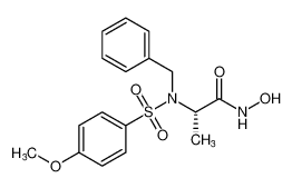 (S)-2-((N-benzyl-4-methoxyphenyl)sulfonamido)-N-hydroxypropanamide CAS:192570-18-6 manufacturer & supplier