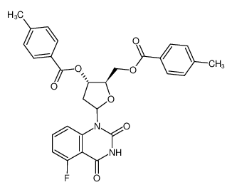 1-(3,5-di-O-p-toluoyl-2-deoxy-α,β-D-erythro-pentofuranosyl)-5-fluoro-quinazoline-2,4(3H)-dione CAS:192570-36-8 manufacturer & supplier