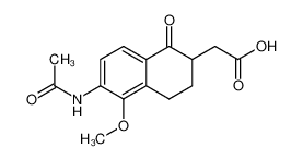 (6-Acetylamino-5-methoxy-1-oxo-1,2,3,4-tetrahydro-naphthalen-2-yl)-acetic acid CAS:192576-63-9 manufacturer & supplier