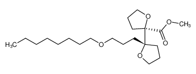 methyl (2R,2'R)-2'-(3-(octyloxy)propyl)hexahydro-[2,2'-bifuran]-2(3H)-carboxylate CAS:192578-39-5 manufacturer & supplier