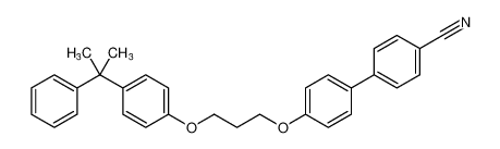 4'-(3-(4-(2-phenylpropan-2-yl)phenoxy)propoxy)-[1,1'-biphenyl]-4-carbonitrile CAS:192582-60-8 manufacturer & supplier