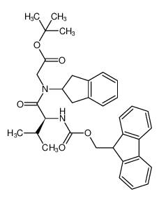 tert-butyl N-((((9H-fluoren-9-yl)methoxy)carbonyl)-L-valyl)-N-(2,3-dihydro-1H-inden-2-yl)glycinate CAS:192583-06-5 manufacturer & supplier