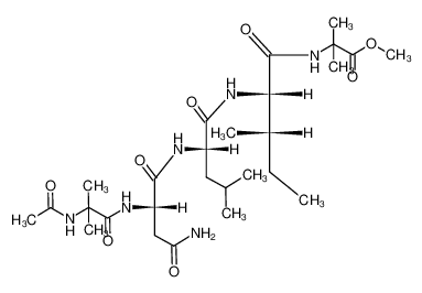 2-((2S,3S)-2-{(S)-2-[(S)-2-(2-Acetylamino-2-methyl-propionylamino)-3-carbamoyl-propionylamino]-4-methyl-pentanoylamino}-3-methyl-pentanoylamino)-2-methyl-propionic acid methyl ester CAS:192586-18-8 manufacturer & supplier