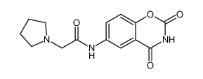 N-(2,4-dioxo-3,4-dihydro-2H-benzo[e][1,3]oxazin-6-yl)-2-pyrrolidin-1-yl-acetamide CAS:1926-05-2 manufacturer & supplier