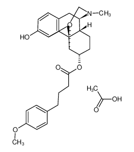 4,5α-epoxy-6α-(4-(4-methoxyphenyl)-butyryloxy)-17-methyl-morphinan-3-ol acetate CAS:192627-92-2 manufacturer & supplier