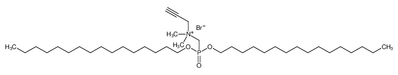 N-((bis(hexadecyloxy)phosphoryl)methyl)-N,N-dimethylprop-2-yn-1-aminium bromide CAS:192632-81-8 manufacturer & supplier