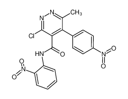 3-Chloro-6-methyl-5-(4-nitro-phenyl)-pyridazine-4-carboxylic acid (2-nitro-phenyl)-amide CAS:192634-53-0 manufacturer & supplier